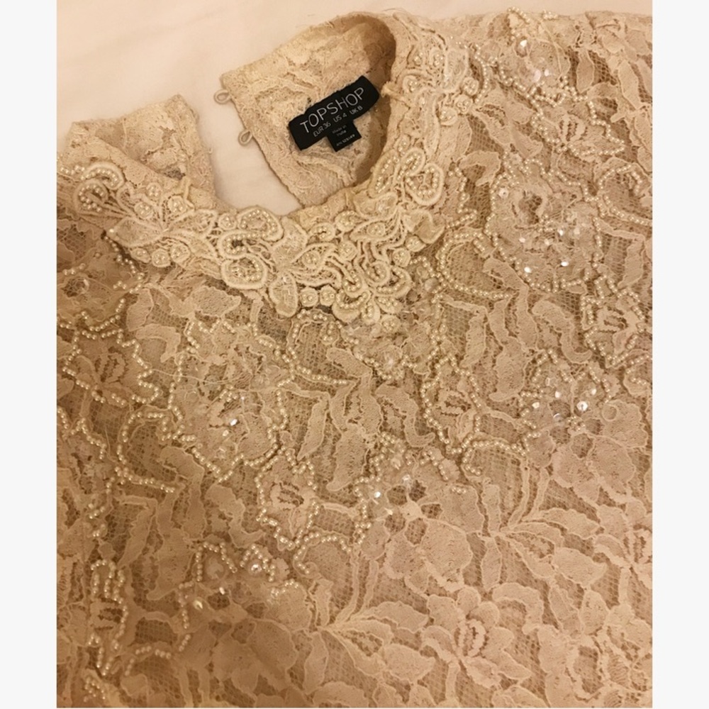 TOPSHOP lace top